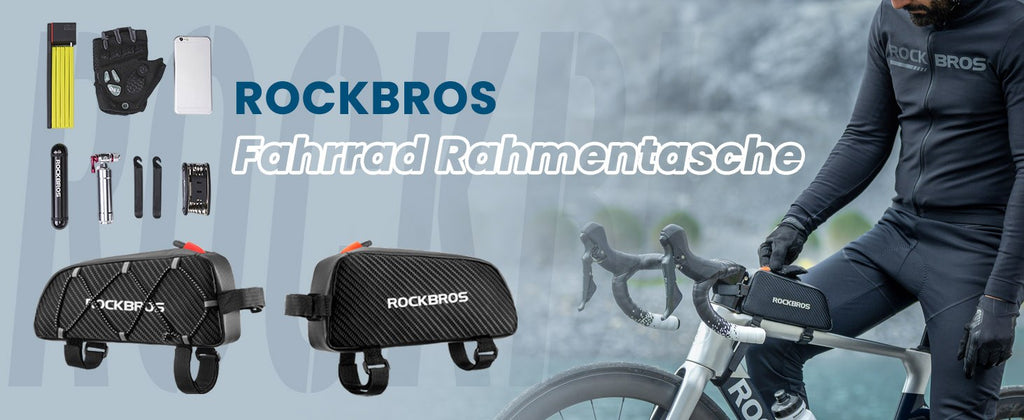 ROCKBROS Oberrohrtasche 1 L · Schwarz, Ansicht 7
