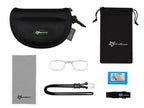 ROCKBROS Fahrradbrille mit 5 Wechselgläsern, Lieferumfang und Innenansicht (3)