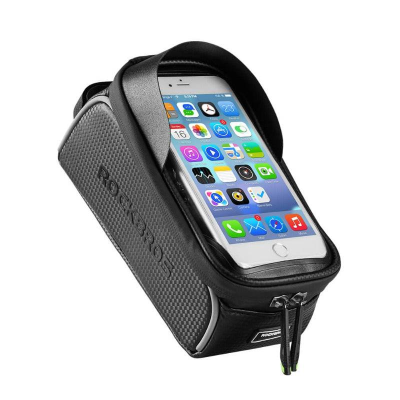 ROCKBROS Oberrohrtasche mit Touchscreen-Fenster · Schwarz, Produktansicht (3)