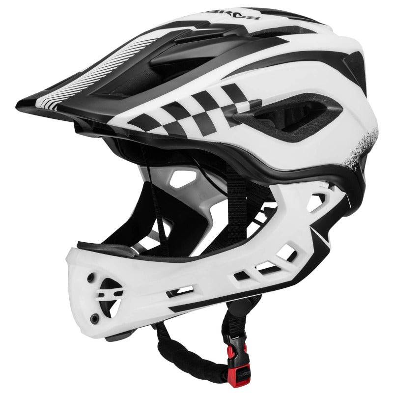 ROCKBROS Kinderhelm als Fullface-Helm, Weiß, Produktansicht
