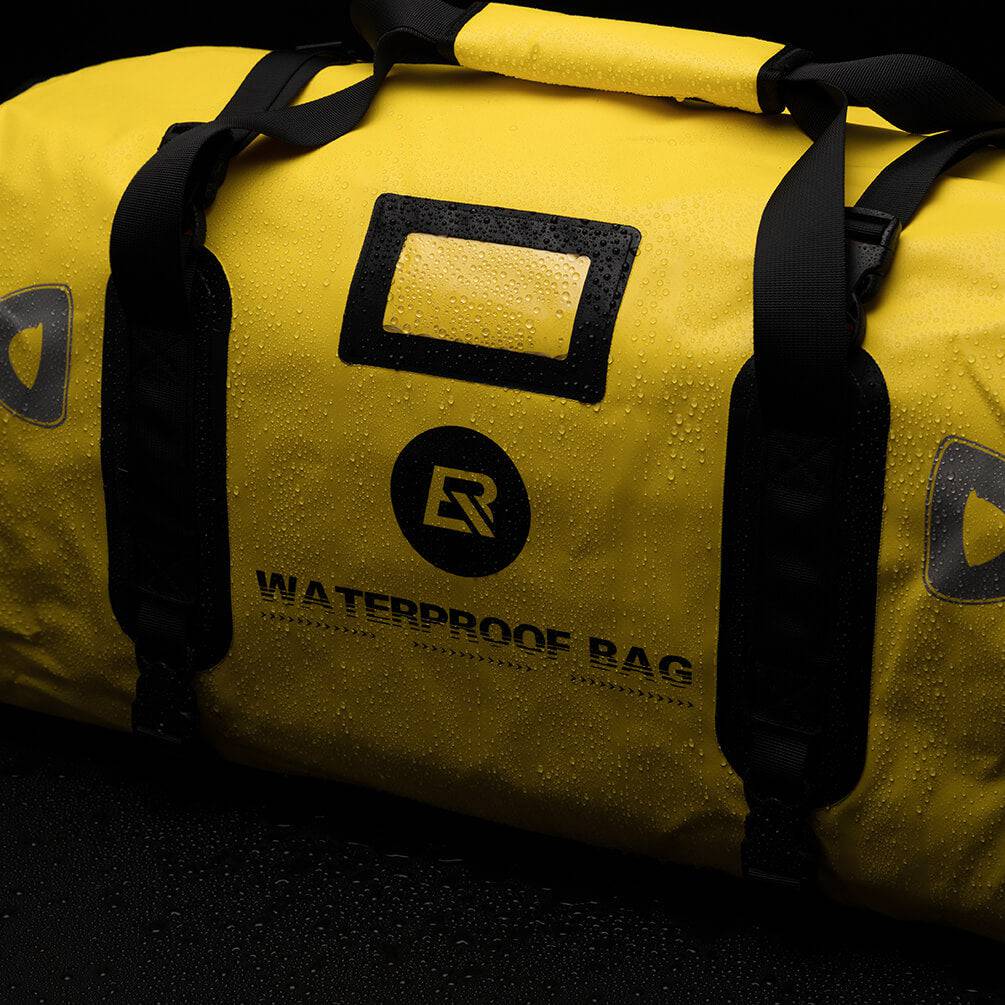 ROCKBROS Gepäckrolle 55 Liter wasserdicht, im Einsatz (8)