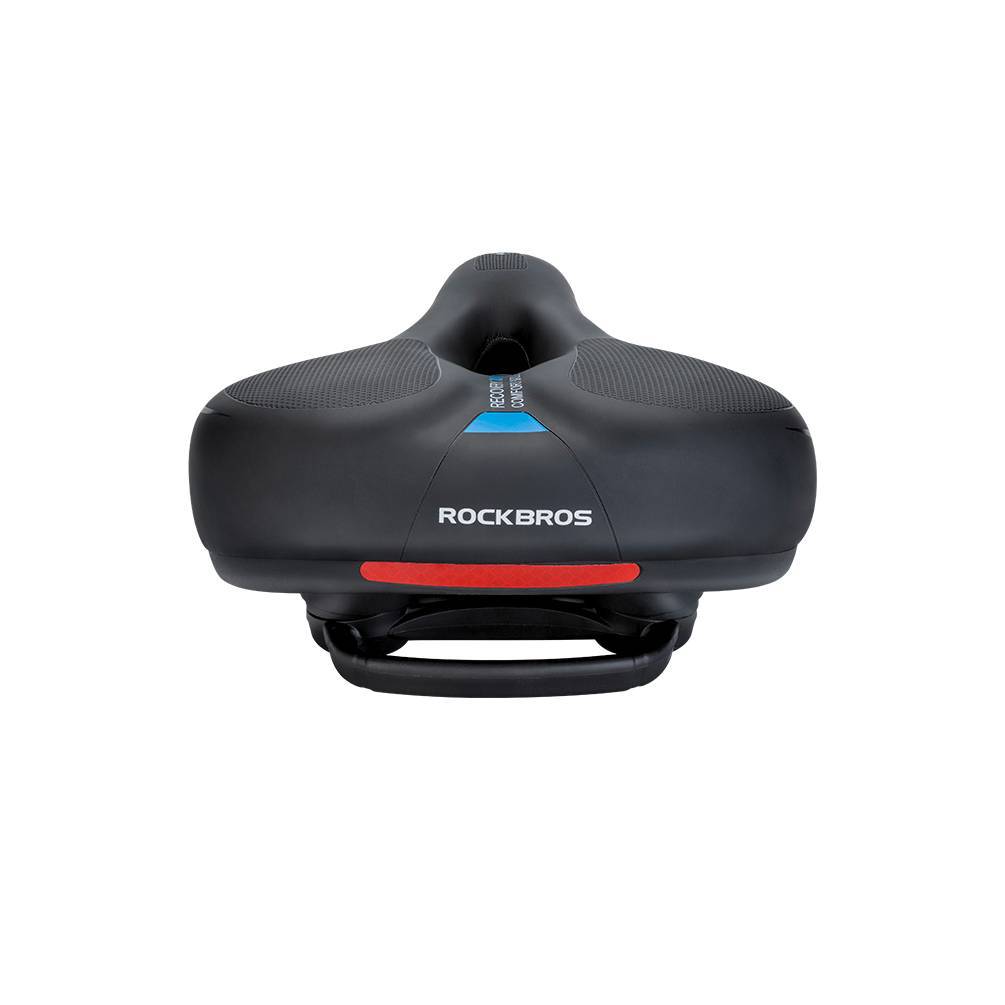 ROCKBROS Komfortsattel mit Memory-Schaum und PU-Bezug · Schwarz, Produktansicht (5)