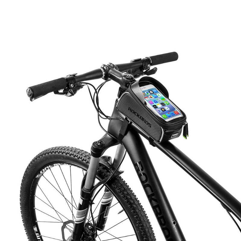 ROCKBROS Oberrohrtasche mit Touchscreen-Fenster · Schwarz, Produktansicht (6)