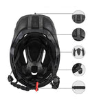 ROCKBROS Kinderhelm als Fullface-Helm, Weiß, Produktansicht (4)
