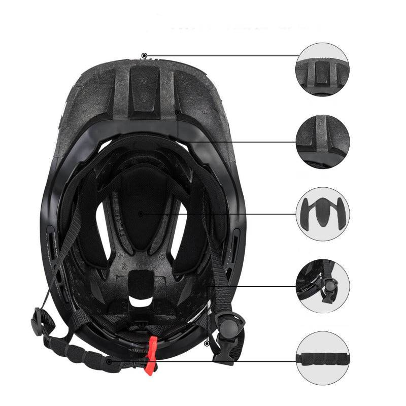 ROCKBROS Kinderhelm als Fullface-Helm, Weiß, Produktansicht (4)