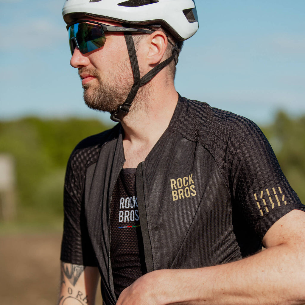 ROCKBROS Radtrikot Kurzarm, Damen und Herren, im Einsatz (5)
