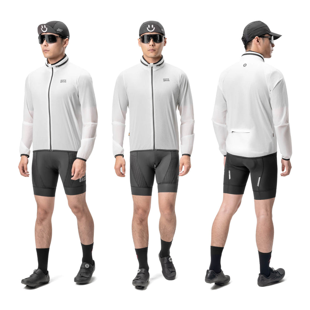ROCKBROS Windjacke Herren, nachleuchtend, Produktansicht (4)