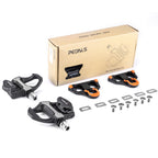 ROCKBROS Klickpedale Nylon SPD-SL, Lieferumfang und Innenansicht (3)