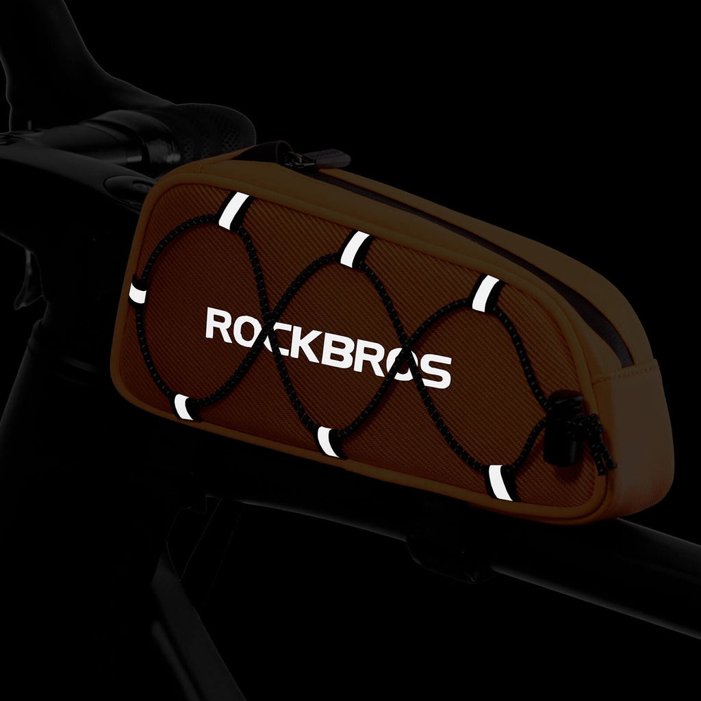 ROCKBROS Oberrohrtasche 1 Liter, im Einsatz (2)