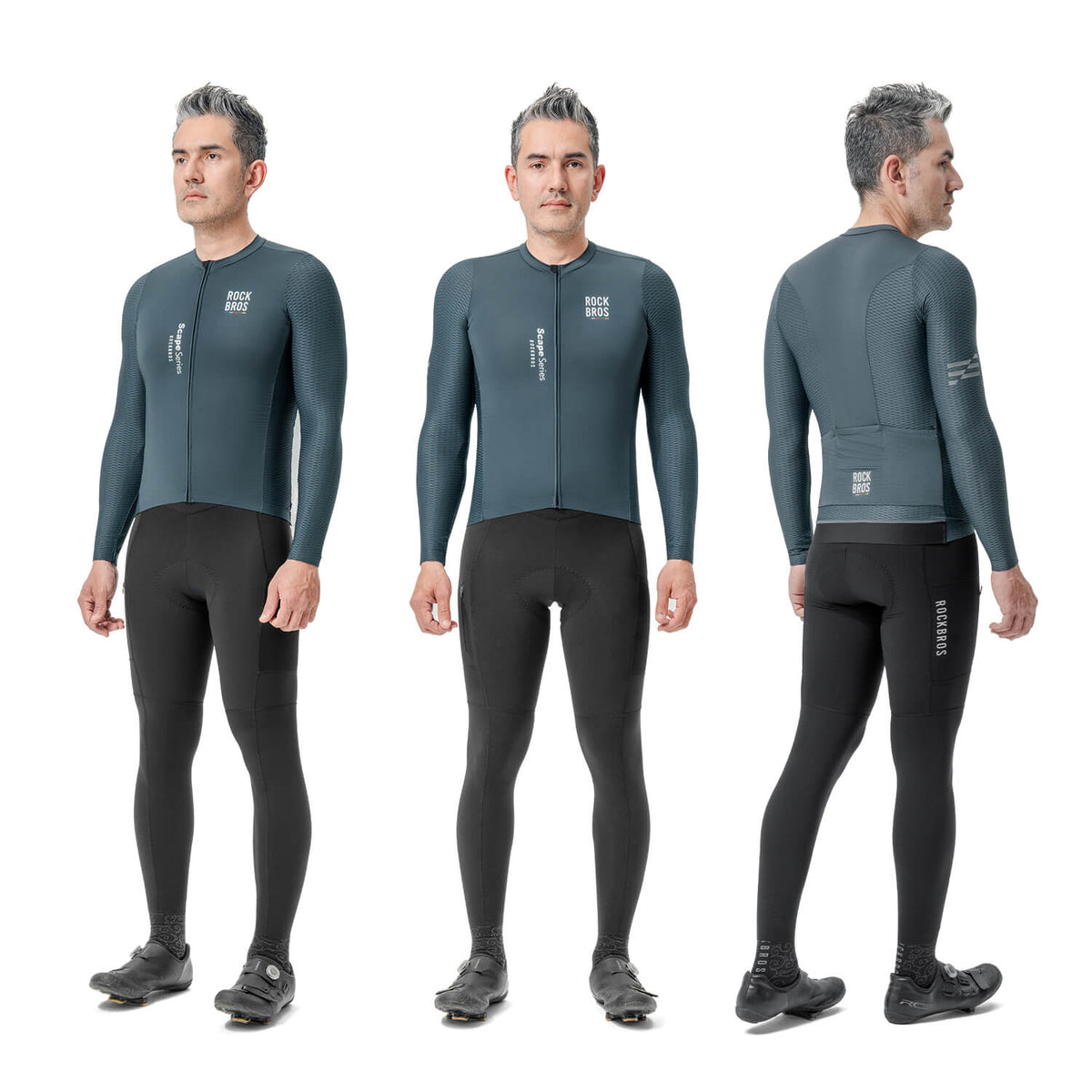 ROCKBROS Road to Sky Radtrikot Langarm Herren, Produktansicht (4)