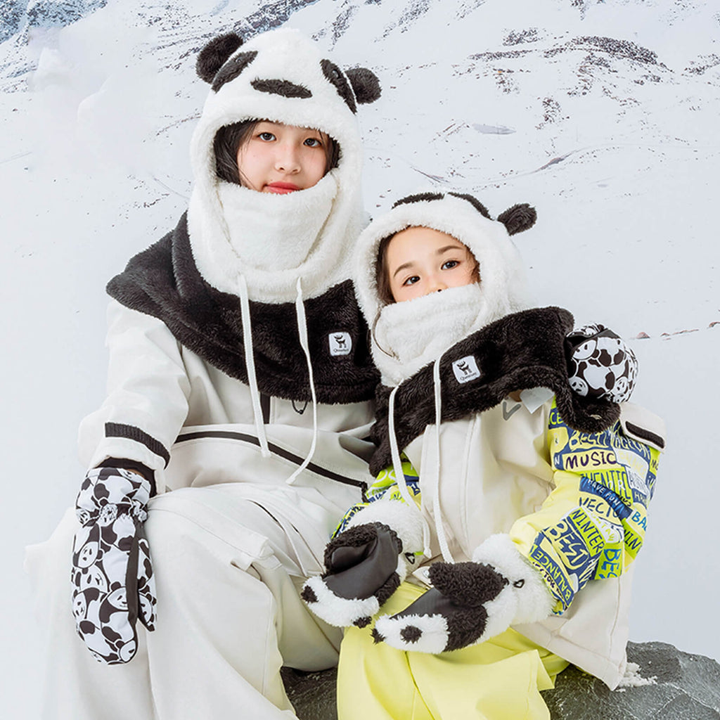 Qunature Panda-Sturmhaube für Kinder, im Einsatz