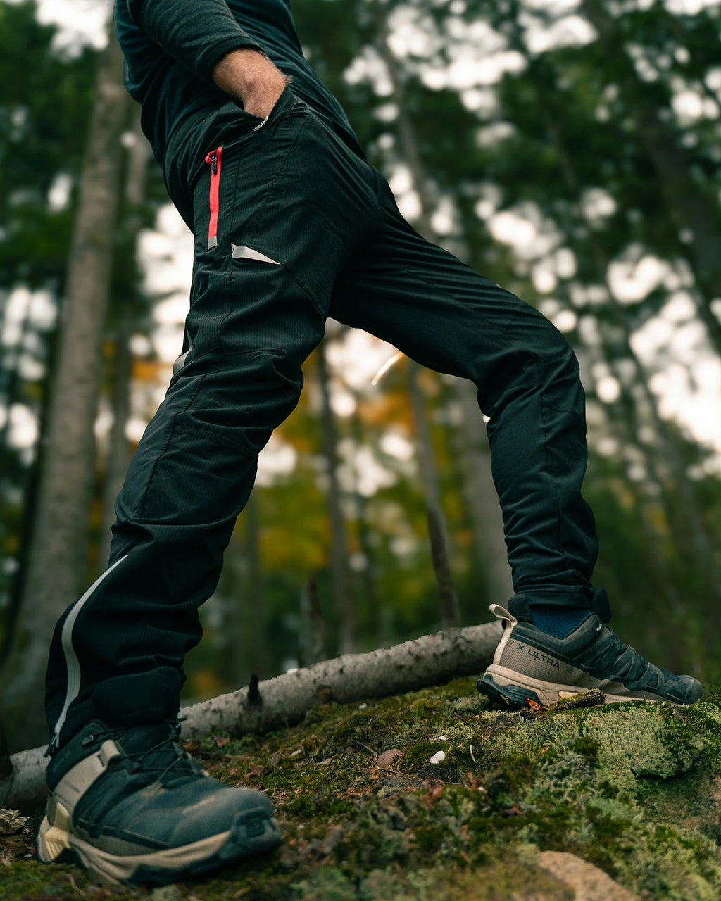 ROCKBROS Radhose lang Herren, atmungsaktiv, im Einsatz (3)