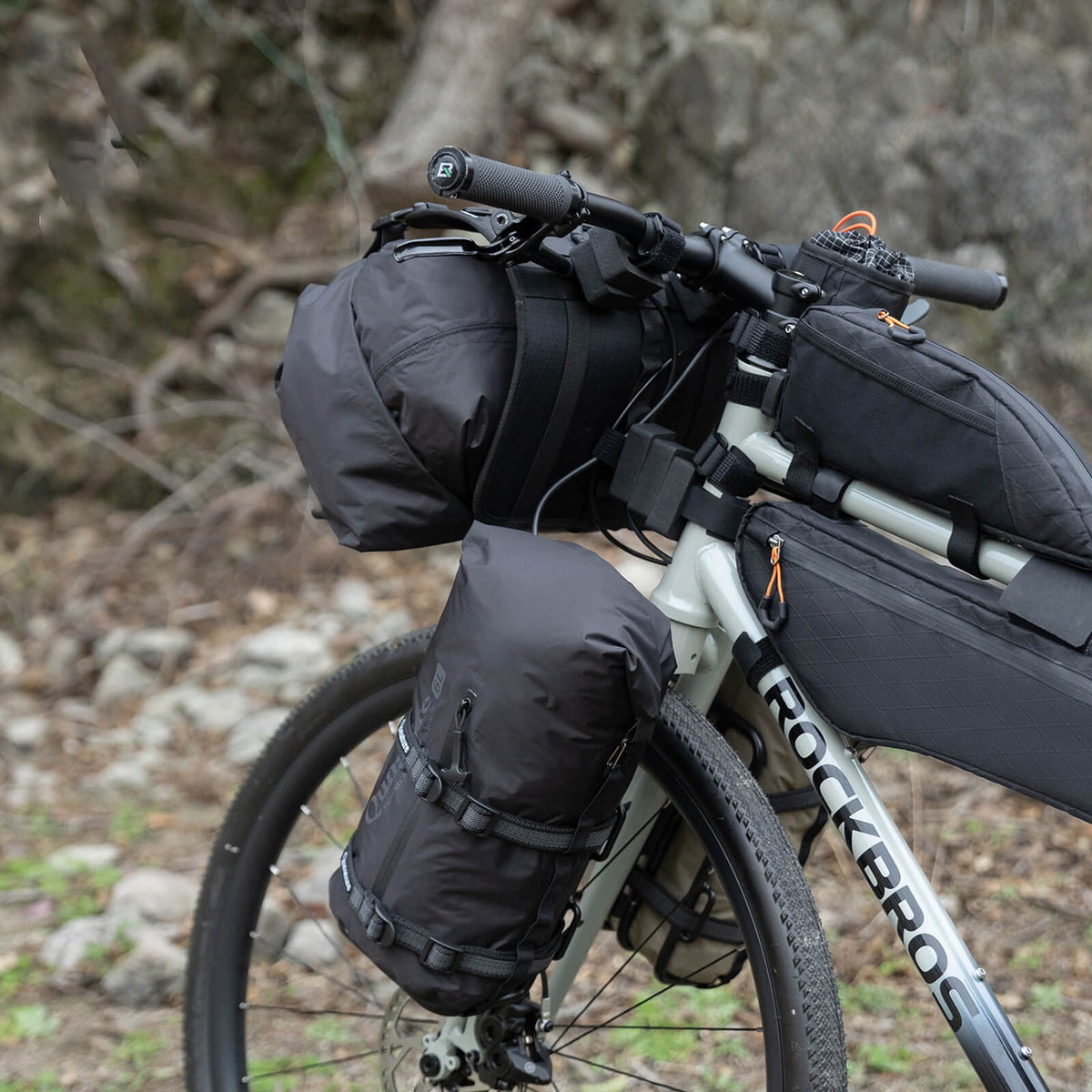 Qunature Dry Bag 12 Liter für Bikepacking, im Einsatz (3)