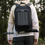 Qunature Wanderstöcke Alu 62–135 cm, Grün, im Einsatz (2)