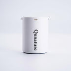 Qunature Mini-Luftpumpe elektrisch, Weiß, im Einsatz
