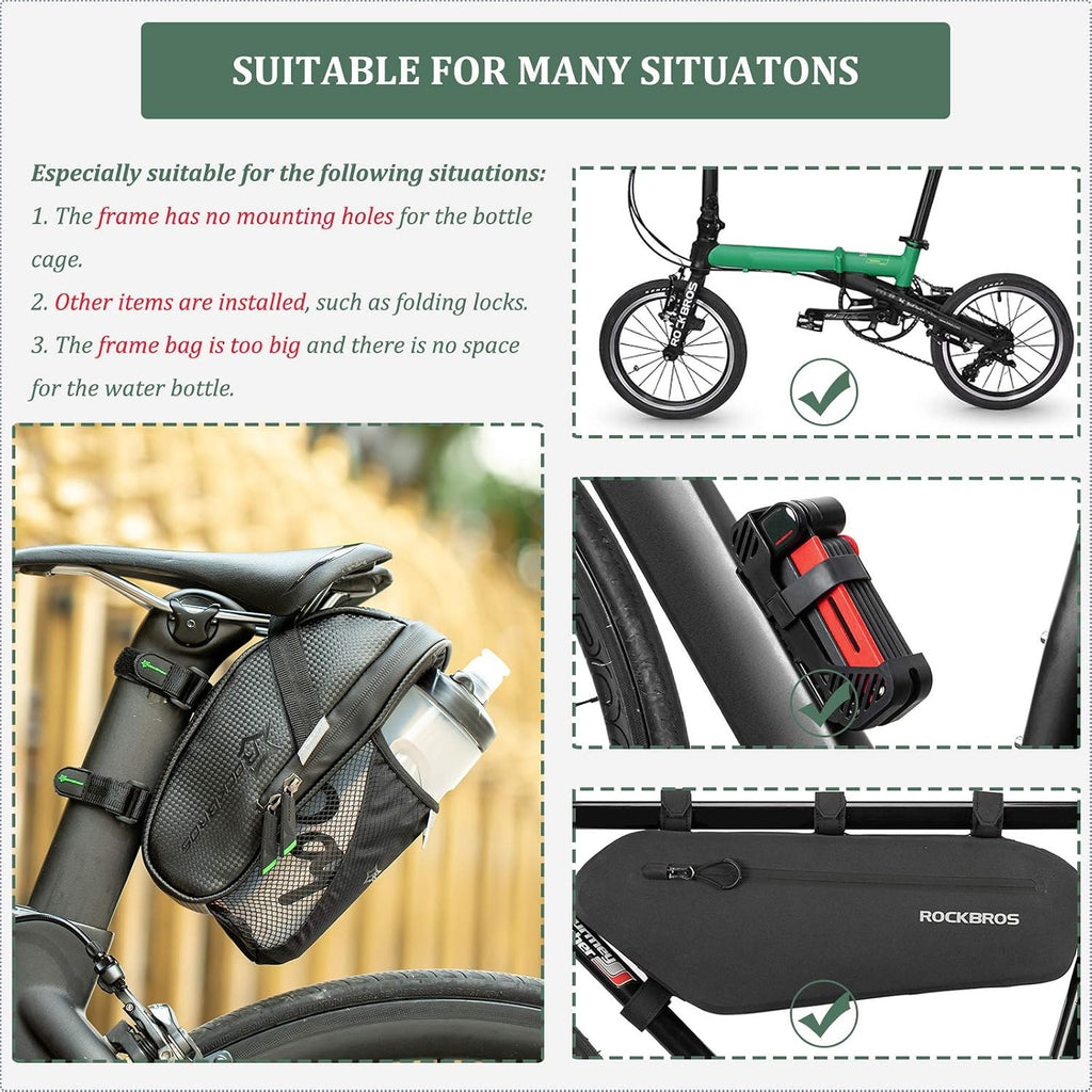 ROCKBROS Satteltasche Fahrrad wasserdichte Fahrradsatteltasche