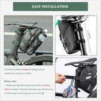 ROCKBROS Satteltasche Fahrrad wasserdichte Fahrradsatteltasche
