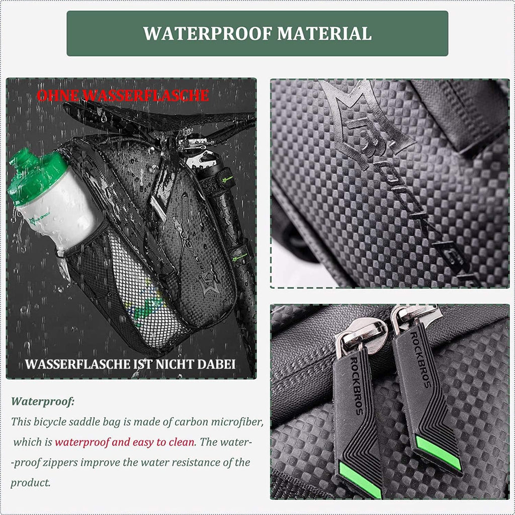 ROCKBROS Satteltasche Fahrrad wasserdichte Fahrradsatteltasche