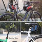 ROCKBROS Fahrrad Satteltaschen Fahrradsitz Taschen Werkzeugtasche