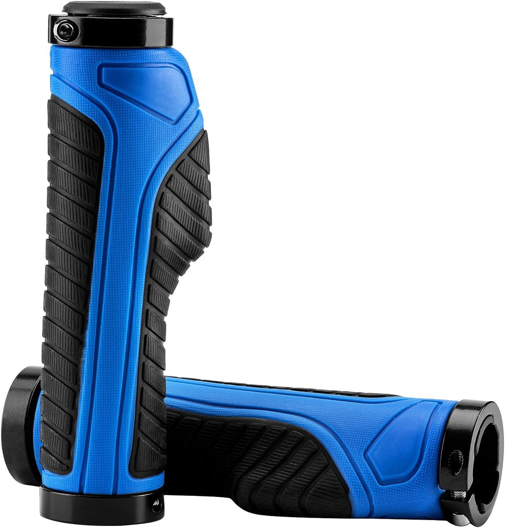 ROCKBROS Fahrradgriffe Ergonomisch, rutschfeste Lenkergriffe aus TPR