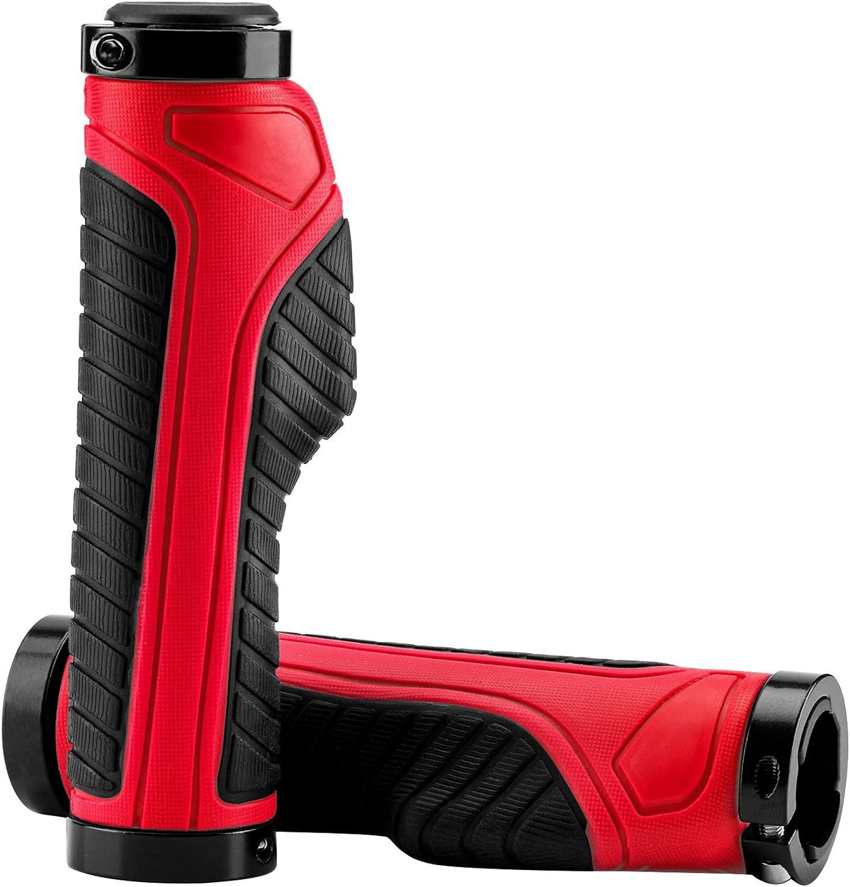 ROCKBROS Fahrradgriffe Ergonomisch, rutschfeste Lenkergriffe aus TPR