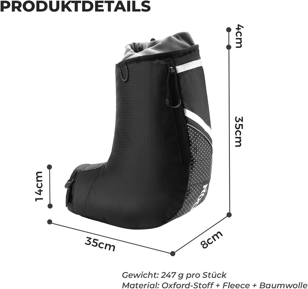 ROCKBROS Lenkerstulpen Lenker Handschuhe für Fahrrad Motorrad Roller Scooter