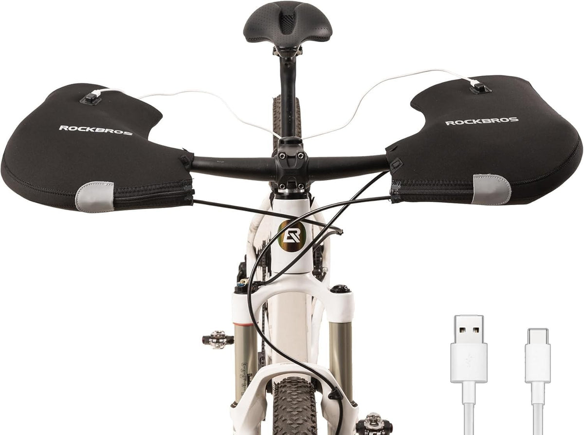 ROCKBROS Lenkerstulpen Lenker Handschuhe für Fahrrad Motorrad Roller Scooter