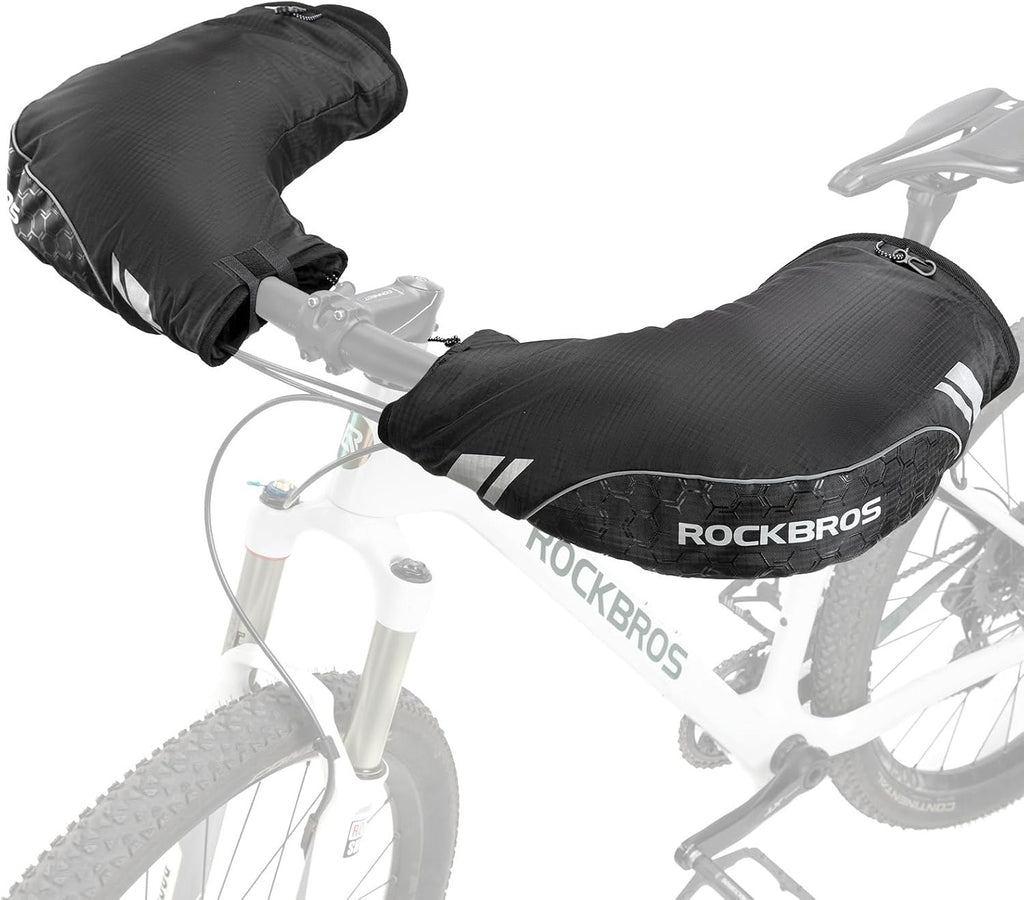ROCKBROS Lenkerstulpen Lenker Handschuhe für Fahrrad Motorrad Roller Scooter