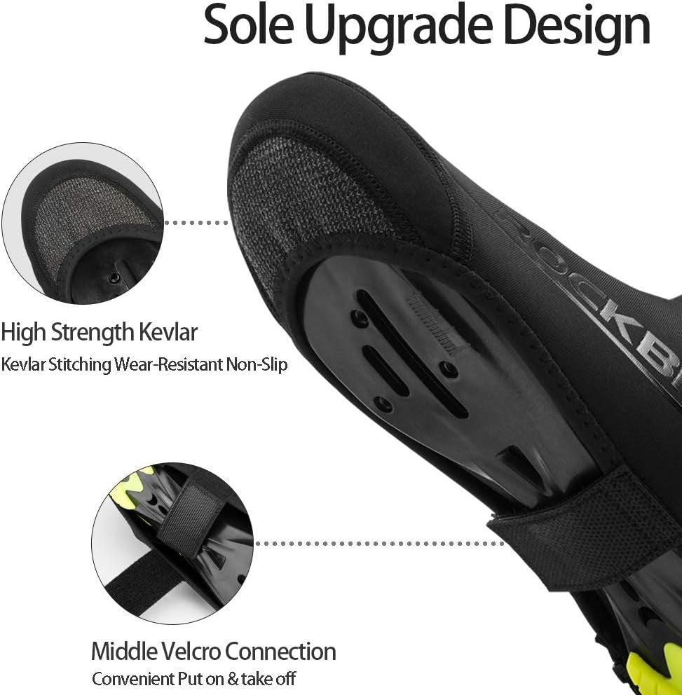 ROCKBROS Shoecover Wasserabweisend Schuhüberzieher für Radsport MTB Rennrad