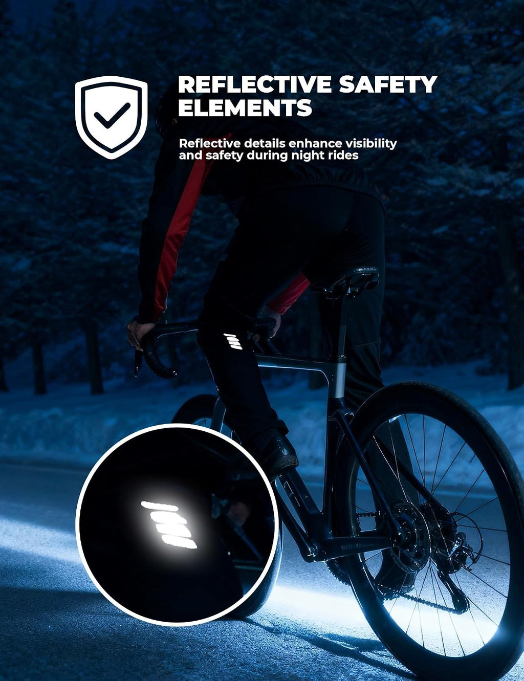 ROCKBROS Winter Fahrradbekleidung Herren Fahrrad Jacke + Hose Set Radjacke