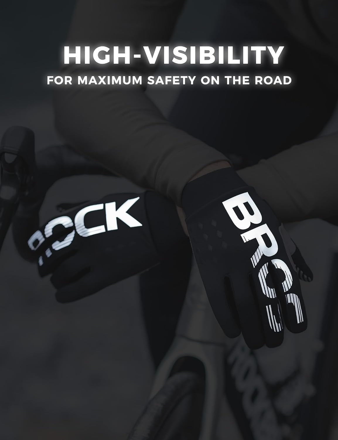ROCKBROS Winter Fahrradhandschuhe Damen Herren mit Thinsulate