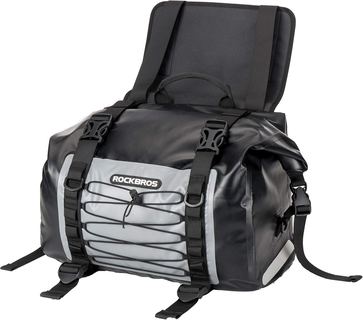 ROCKBROS Motorradtasche Hecktasche Wasserdicht mit Schultergurt 62L