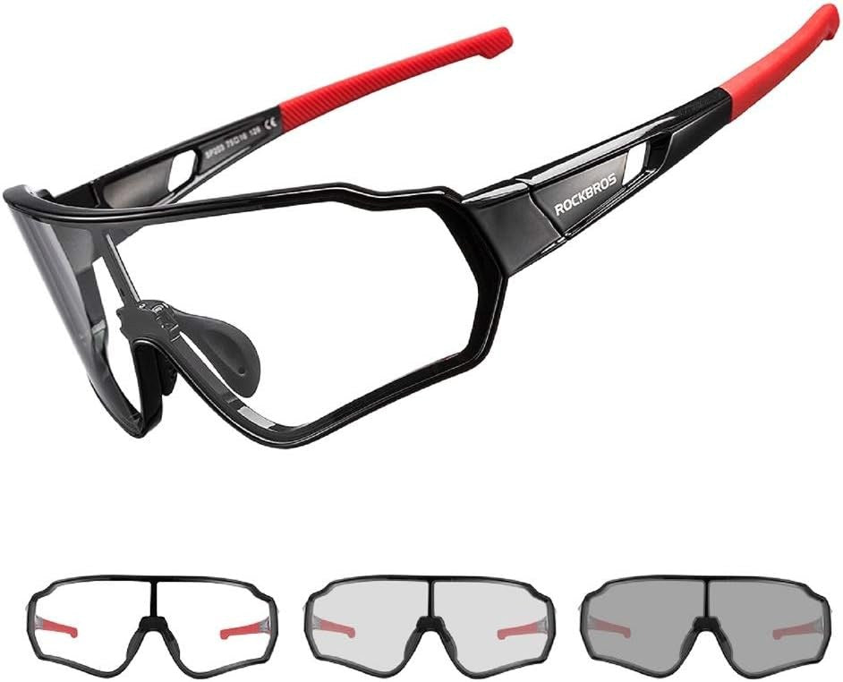 ROCKBROS Fahrradbrille Photochromatisch für Herren Frauen Fahrrad Sportbrille