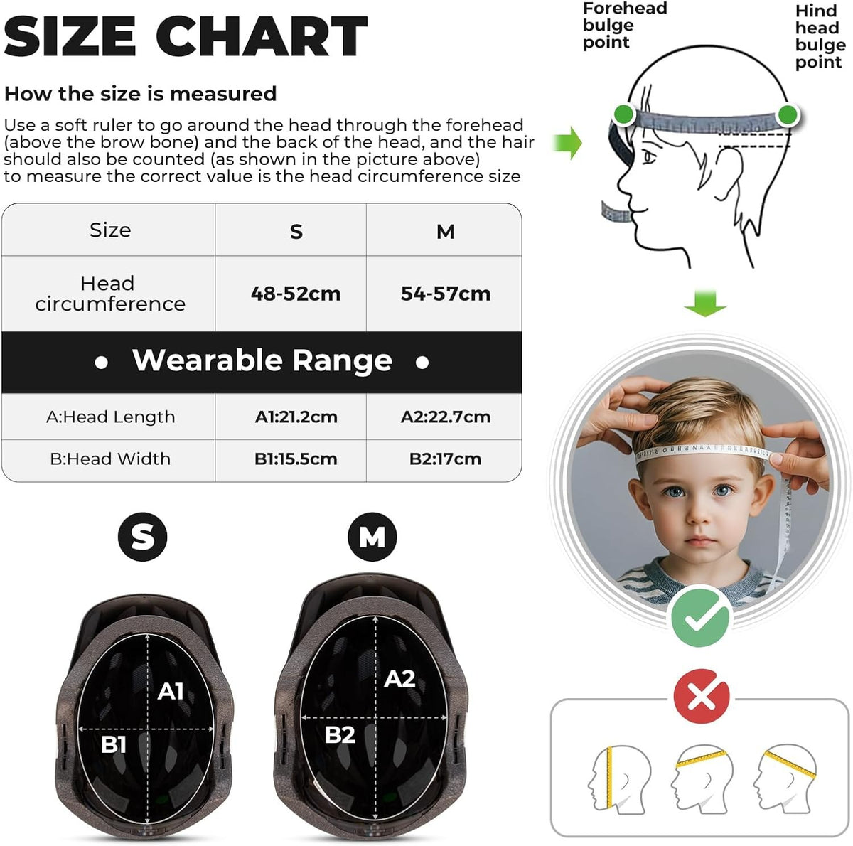 ROCKBROS Kinderhelm Integriert Fahrradhelm Kinder Jugend Fullface Helm