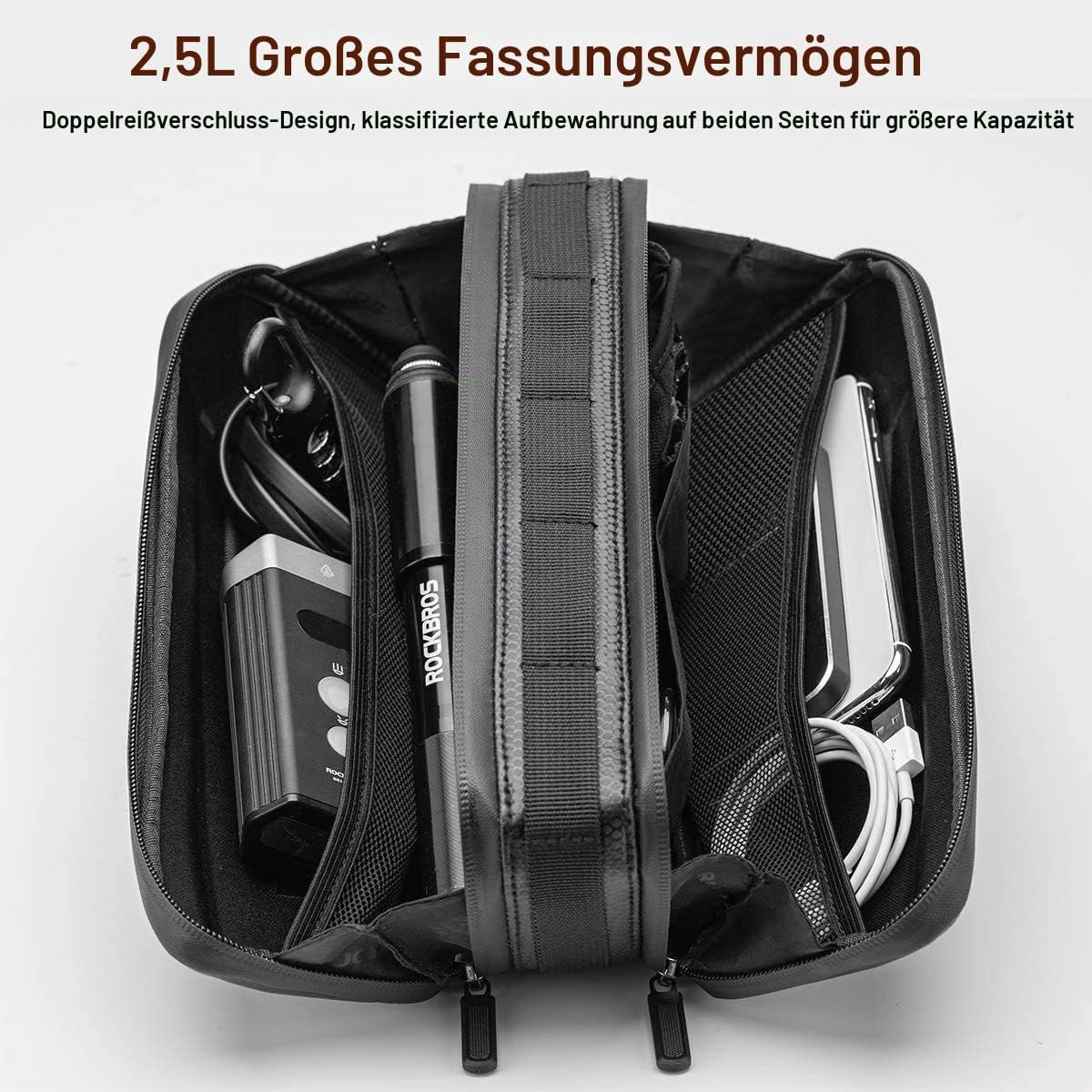 ROCKBROS wasserdichte Fahrrad Rahmentasche Dreieckstasche (B67)