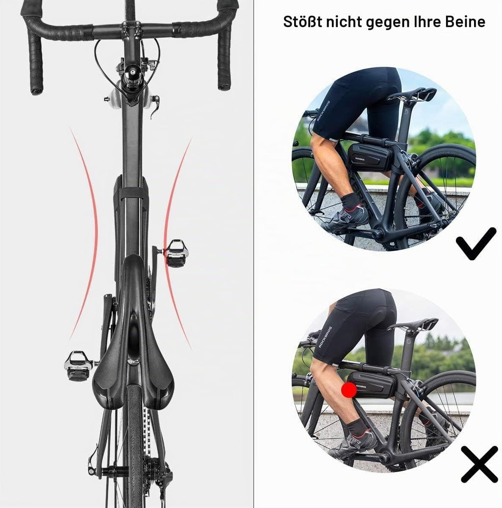 ROCKBROS wasserdichte Fahrrad Rahmentasche Dreieckstasche (B67)