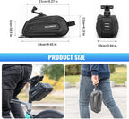 ROCKBROS Fahrradsatteltasche Fahrradtasche Wasserabweisend 3D Hard Shell