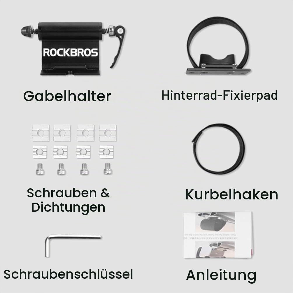 ROCKBROS Fahrrad Dachträger Gabelhalterung mit Schnellspanner