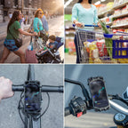 ROCKBROS Fahrrad Handyhalterung 360 Grad Drehbar für 4.0-6.8 Zoll Smartphone