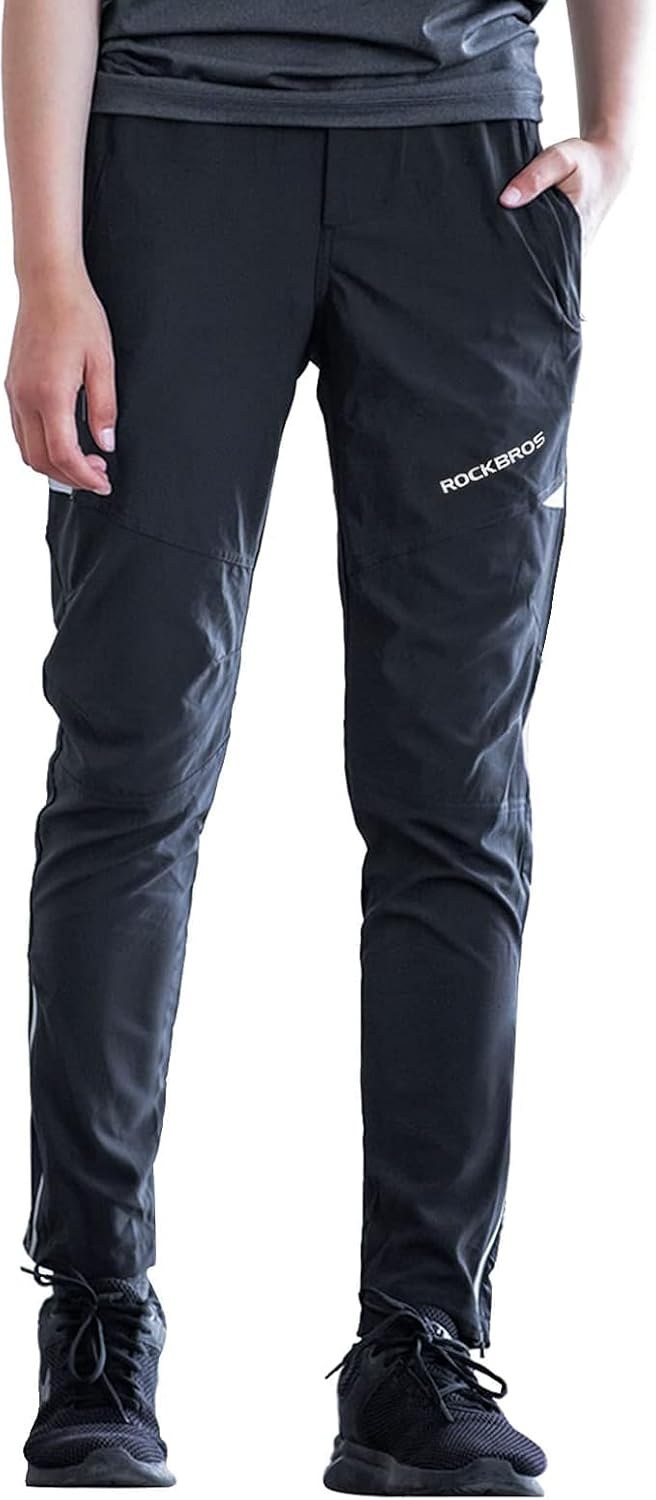 ROCKBROS Herren Fahrradhose Atmungsaktiv Lang Radlerhose Laufhose