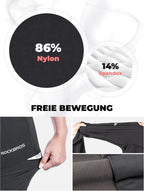 ROCKBROS Herren Fahrradhose Atmungsaktiv Lang Radlerhose Laufhose