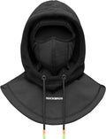 ROCKBROS Winter Sturmhaube, Fleece-Balaclava mit Kapuze für Damen & Herren