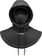 ROCKBROS Winter Sturmhaube, Fleece-Balaclava mit Kapuze für Damen & Herren