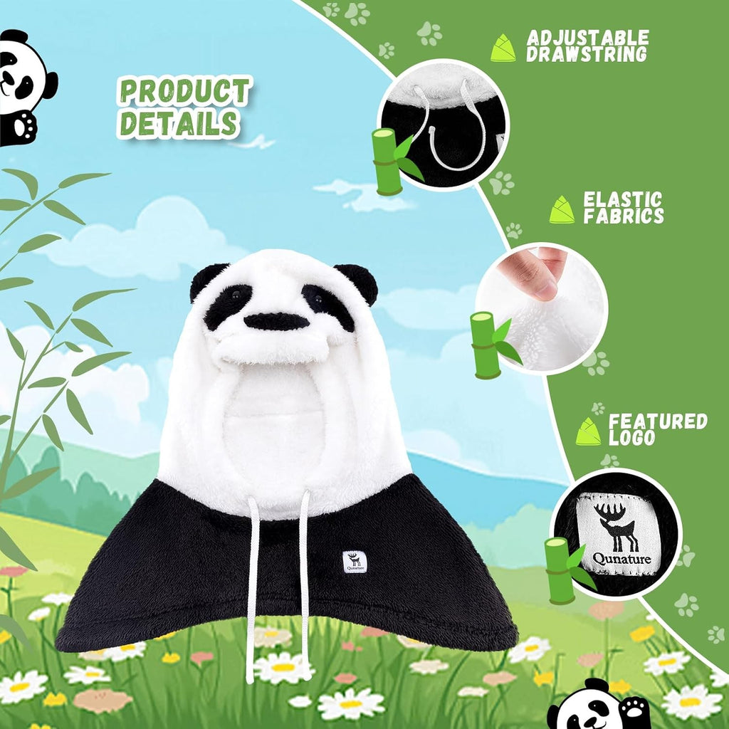 Qunature Winter Sturmhaube Skimaske für Kinder und Eltern, Panda-Design