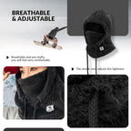 Qunature Sturmhaube Winter Warme Balaclava Thermo Winddichte Skimaske