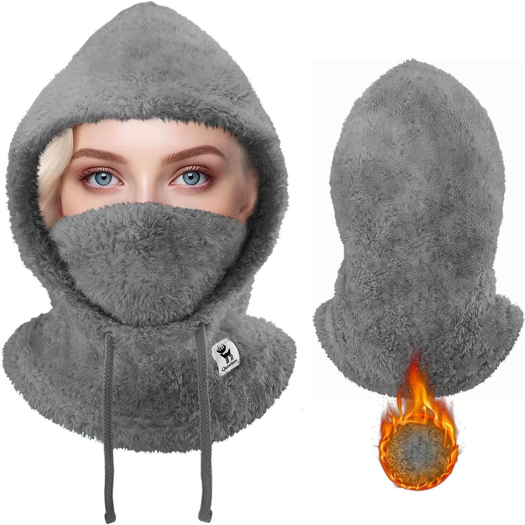 Qunature Sturmhaube Winter Warme Balaclava Thermo Winddichte Skimaske