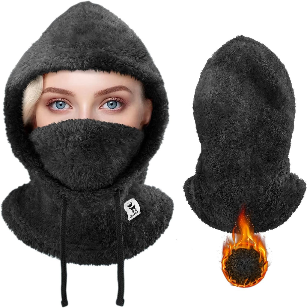 Qunature Sturmhaube Winter Warme Balaclava Thermo Winddichte Skimaske