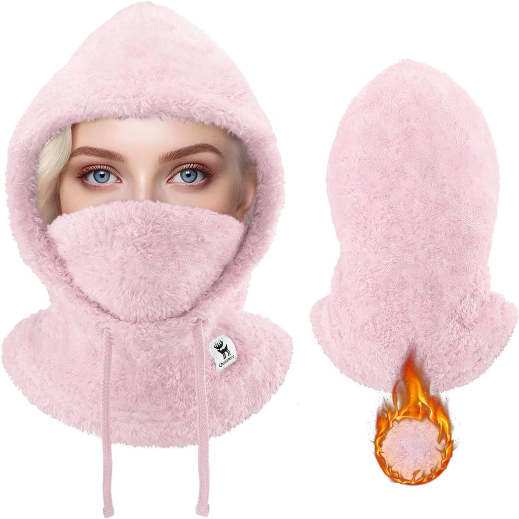 Qunature Sturmhaube Winter Warme Balaclava Thermo Winddichte Skimaske