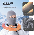 Qunature Sturmhaube Winter Skimaske Balaclava Ski Motorrad Gesichtsmaske Damen/Herren