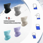 Qunature Winter Halsschlauch Halswärmer Ski Schlauchschal Fleece Dicktes Winddichtes